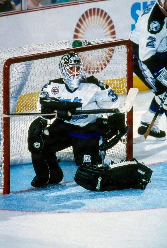 Preseason game against the St. Louis Blues 1992