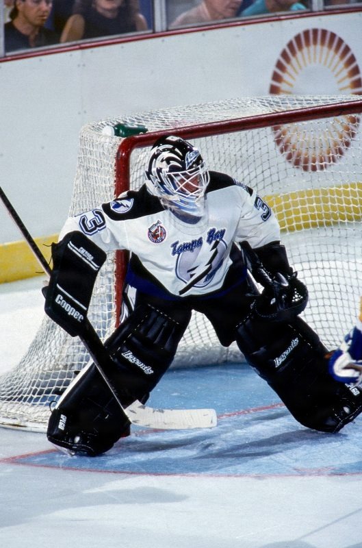 Preseason game against the St. Louis Blues 1992