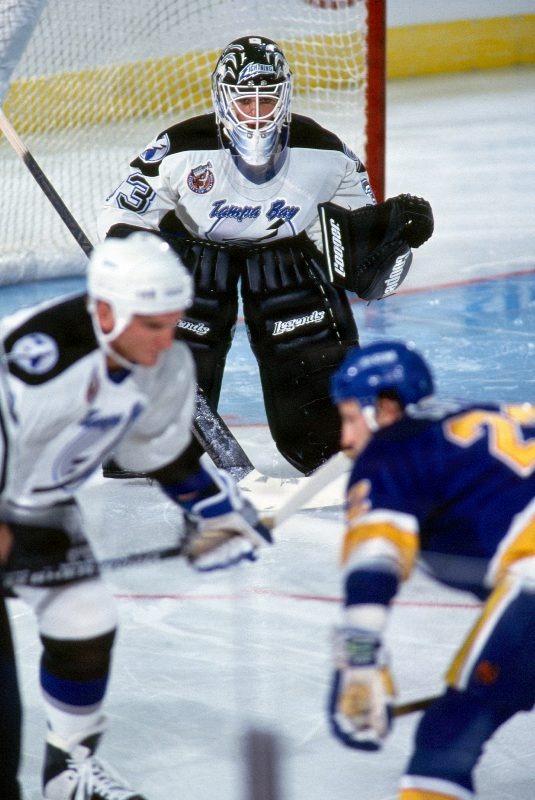 Preseason game against the St. Louis Blues 1992
