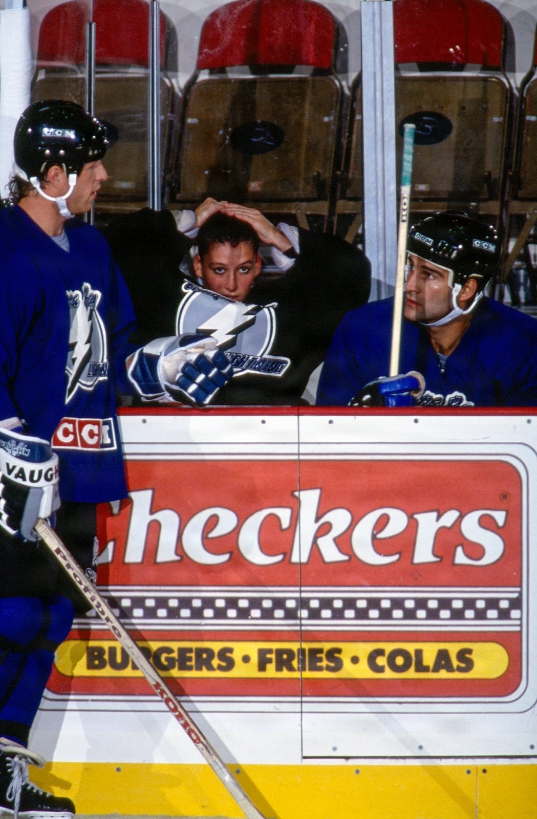 Training camp practice at the Lakeland Civic Center