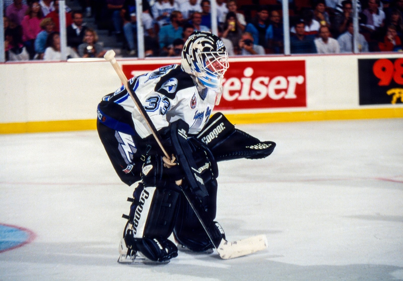 Preseason game against the St. Louis Blues 1992