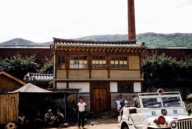 Prison warden's house. Building in background is the Seoul City Prison                               