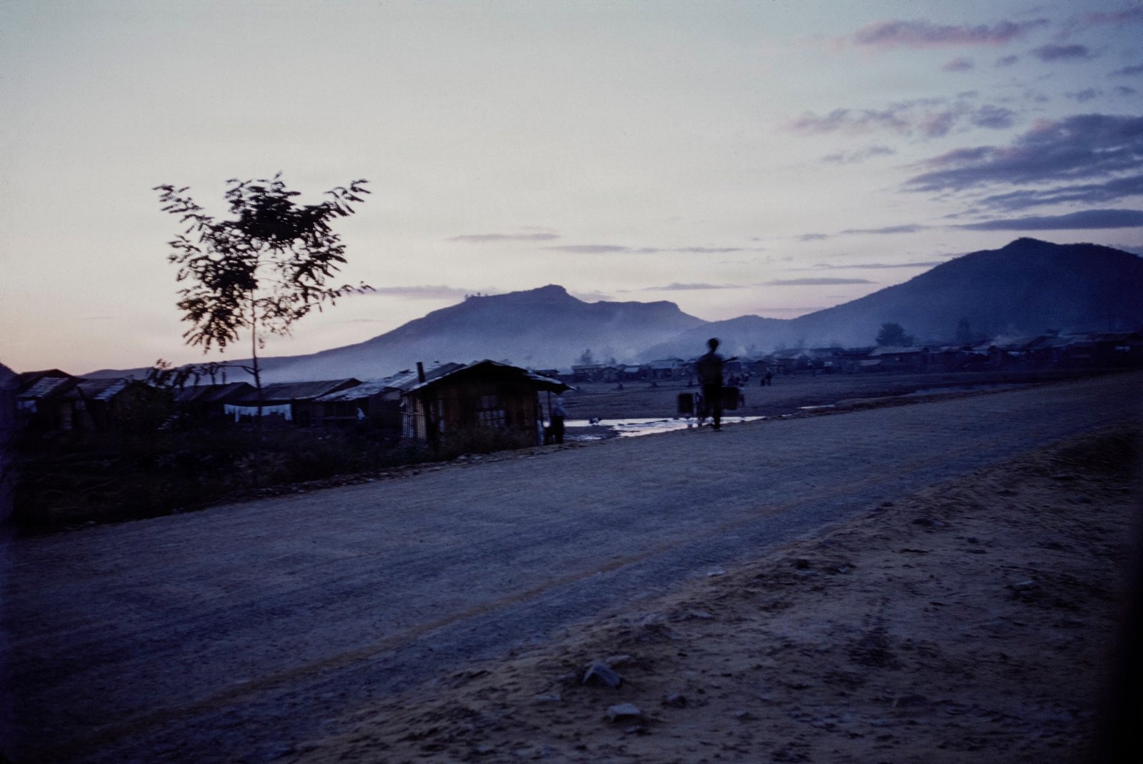Rural area South Korea 1955                               