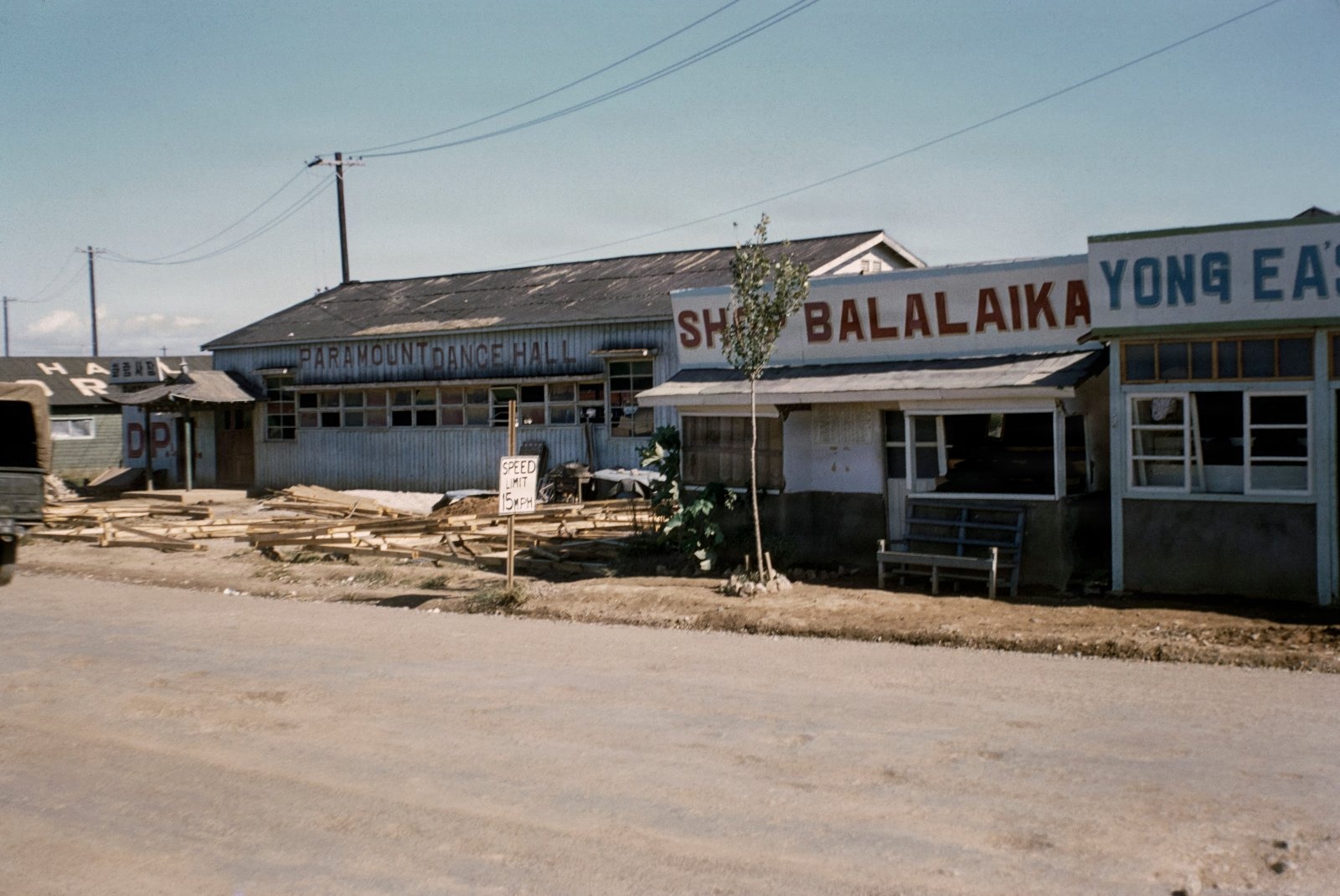 The Paramount Dance Hall in Munsan, South Korea, was a historic entertainment venue that catered heavily to United States military personnel stationed near the Korean Demilitarized Zone (DMZ) during the post-Korean War era.                               