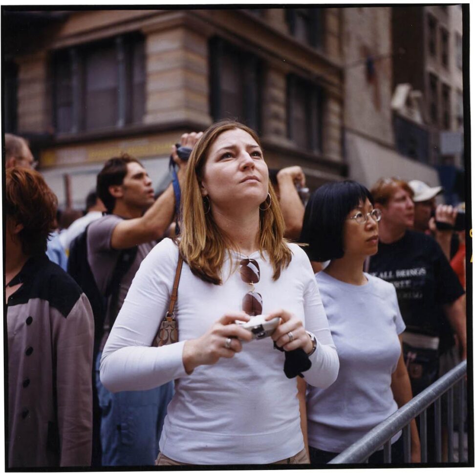 Looking at “Ground Zero”.
Photograph by Meg Handler