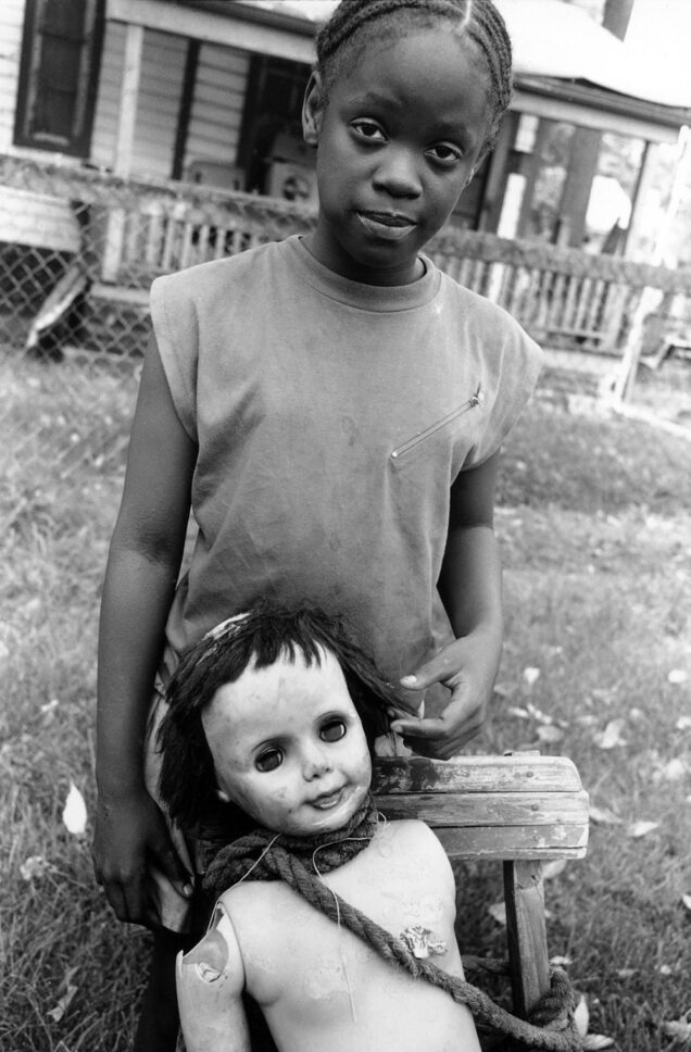 Neighbor at The Heidelberg Project, Detroit, 1987.