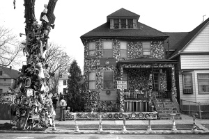 ‘Polka dot House’, The Heidelberg Project, Detroit, 1987.