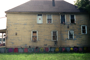 ‘The Baby Doll House’,  a few days before it was demolished by Mayor Coleman Young in 1987.