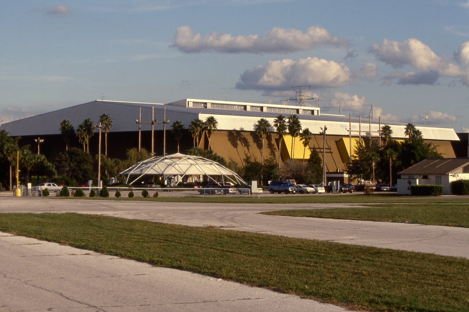 The Expo Hall in 1992 at the Florida State Fairgrounds east of downtown Tampa, FL. It served as the inaugural season home of the Tampa Bay Lightning. 